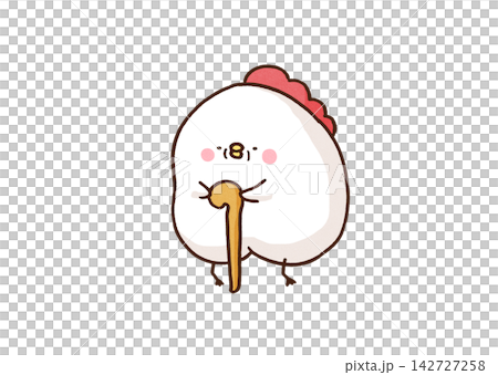 杖をついて歩く年老いた鶏(no spring chicken) 杖をついて歩く年老いた鶏(no spring chicken) 142727258
