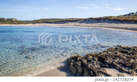 tropical beach with blue sea and rocks tropical beach with blue sea and rocks 142728254