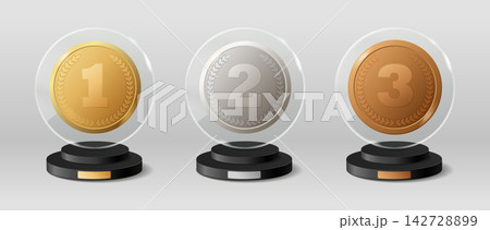 Glass winner gold, silver, bronze award. Glass winner gold, silver, bronze award. 142728899