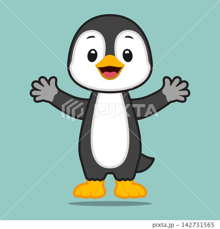 Vector image of a penguin Vector image of a penguin 142731565