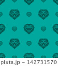 Vector pattern tribal lizard logo 142731570