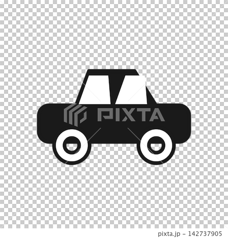 Silhouette icon of a car (vehicle) Silhouette icon of a car (vehicle) 142737905