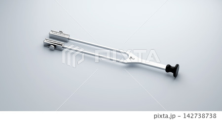 Neurology Diagnostic Tuning Fork 128 Hz on Neutral Background Neurology Diagnostic Tuning Fork 128 Hz on Neutral Background 142738738