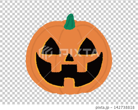 Halloween: Cute pumpkin illustration 142738818