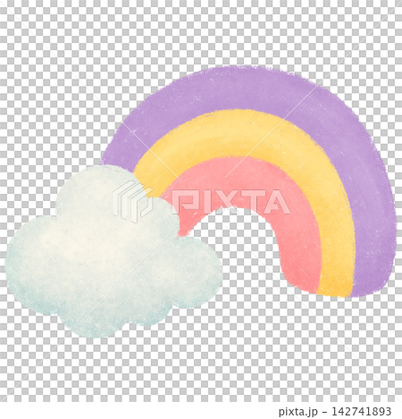 Cloud and rainbow 142741893