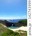 小笠原諸島の南島にある美しい浜辺 142743999