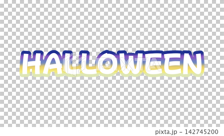 HALLOWEENのグラデーション文字 142745200