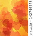 Abstract Warm Amber and Ochre Watercolor Splatter Vector Background 142746573