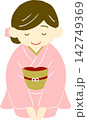 着物を着た女性 142749369
