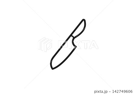 包丁の線画アイコン 包丁の線画アイコン 142749606