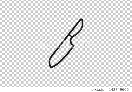 包丁の線画アイコン 包丁の線画アイコン 142749606