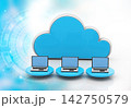Cloud computing concept 142750579