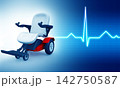 Electric wheelchair 142750587