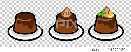 Chocolate pudding Chocolate pudding 142751264