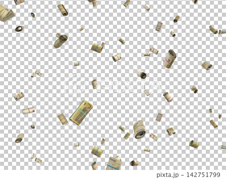 Floating Scattered Rolled Up Money Banknotes Transparent Overlay 200 Euro Floating Scattered Rolled Up Money Banknotes Transparent Overlay 200 Euro 142751799