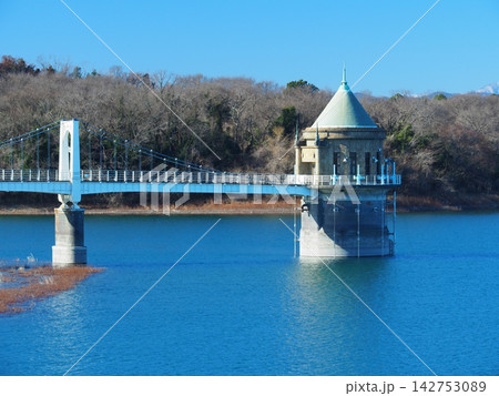 狭山湖の取水塔 狭山湖の取水塔 142753089