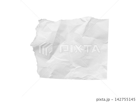 White paper pieces with ragged torn edges and curled corners. Isolated ripped sheets ideal White paper pieces with ragged torn edges and curled corners. Isolated ripped sheets ideal 142755145