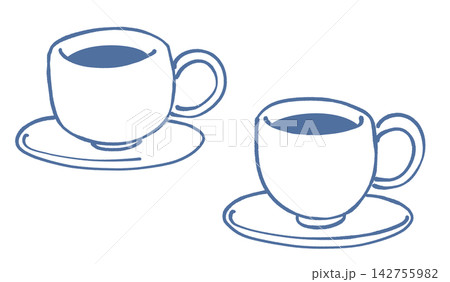 ブラックコーヒーのイラスト ブラックコーヒーのイラスト 142755982