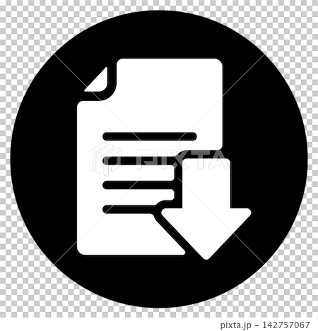 Text file download icon Text file download icon 142757067