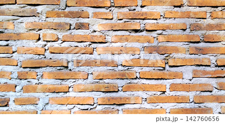 Industrial Orange Brick Wall Texture Industrial Orange Brick Wall Texture 142760656