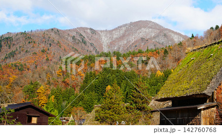 白川郷 紅葉 岐阜県 白川郷 紅葉 岐阜県 142760768