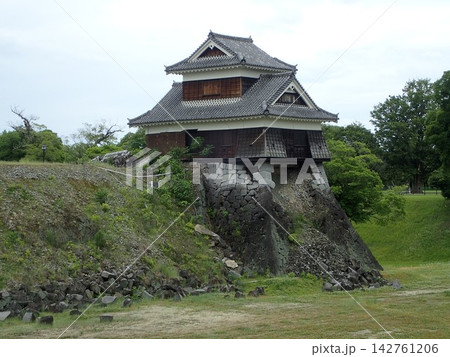熊本県熊本市にあり、加藤清正が築城した熊本城が2016年の大地震で被災し、復旧工事中の2019年5月 熊本県熊本市にあり、加藤清正が築城した熊本城が2016年の大地震で被災し、復旧工事中の2019年5月 142761206