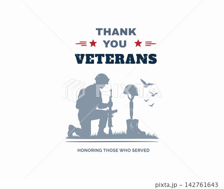 Thank You Veterans Patriotic Military Appreciation Design Thank You Veterans Patriotic Military Appreciation Design 142761643