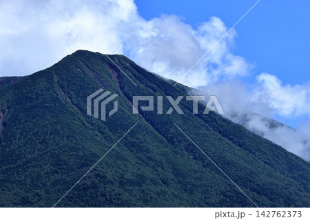 戦場ヶ原が見上げる男体山 戦場ヶ原が見上げる男体山 142762373