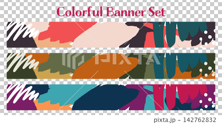 Banner Set_Abstract_Horizontal Banner Set_Abstract_Horizontal 142762832