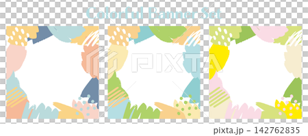 Banner Set_Abstract_Square 142762835