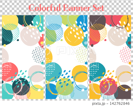 Banner set_Abstract_Vertical 142762846
