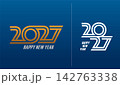 modern 2027 number design 142763338