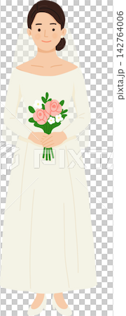 Bride in Wedding Dress Bride in Wedding Dress 142764006