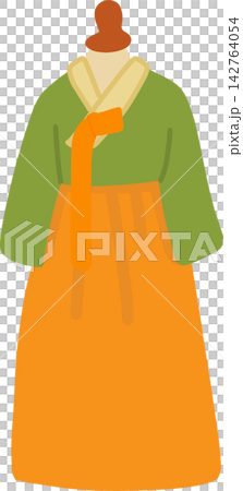 Hanbok Dress on Mannequin 142764054
