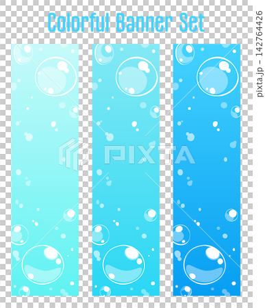 Banner set_Bubble_Vertical Banner set_Bubble_Vertical 142764426