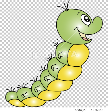 愉快な虫のイラスト☆イモムシ 愉快な虫のイラスト☆イモムシ 142764458