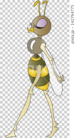 A fun insect illustration ☆ Bee 142764775