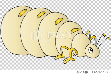 Fun insect illustrations ☆ Ant larvae Fun insect illustrations ☆ Ant larvae 142765495