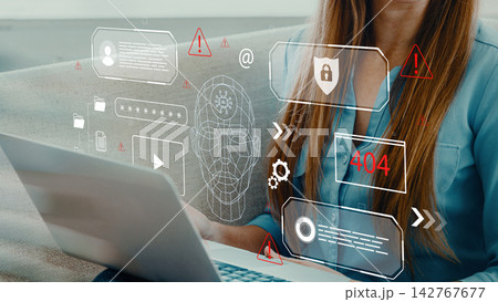 Using technology to create a deep fake with a laptop and digital interface Using technology to create a deep fake with a laptop and digital interface 142767677