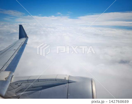 飛行機の翼 142768689