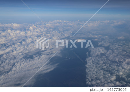Aerial landscape with mountains and valley Aerial landscape with mountains and valley 142773095