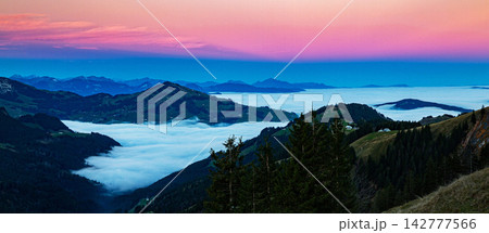 mountain landscape in the morning mountain landscape in the morning 142777566