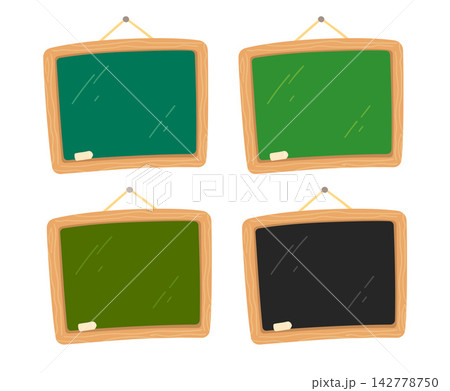 Blackboard set. Vector illustration. 142778750