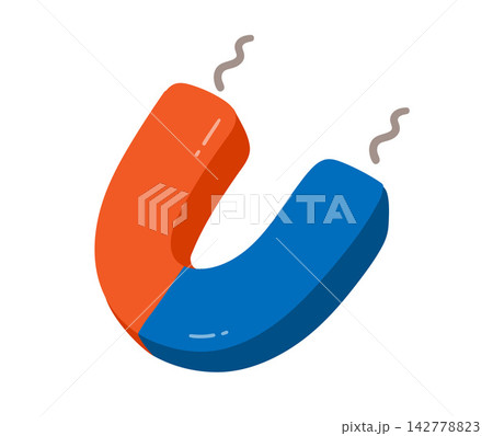 Horseshoe Magnet Illustrationcar Horseshoe Magnet Illustrationcar 142778823