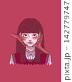 薔薇な女の子　赤色 142779747