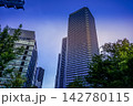 ビルのシルエットのイメージ 142780115
