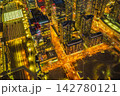 都市の光の道 142780121