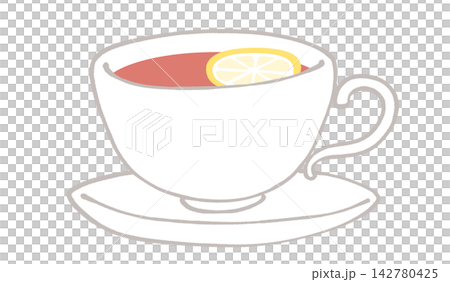 レモンティーのイラスト レモンティーのイラスト 142780425