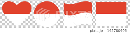 Flag of Indonesia set. Flag in heart shape, love symbol, waving flag and round flag of Indonesia isolated in circle shape collection. Flag of Indonesia set. Flag in heart shape, love symbol, waving flag and round flag of Indonesia isolated in circle shape collection. 142780496
