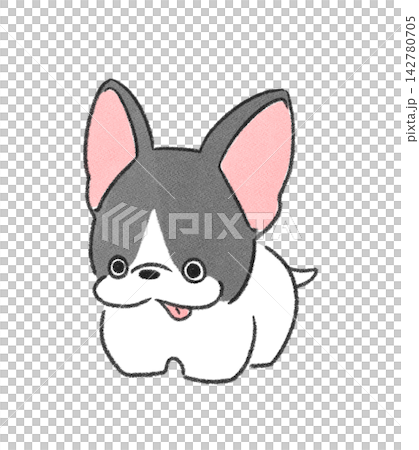 A French Bulldog with a relaxed touch A French Bulldog with a relaxed touch 142780705